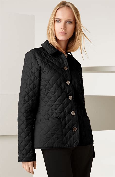 burberry brit quilted nylon jacket|burberry quilted jacket sale women.